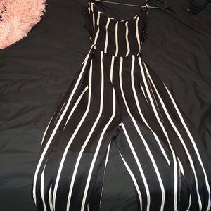 Stripe jumpsuit